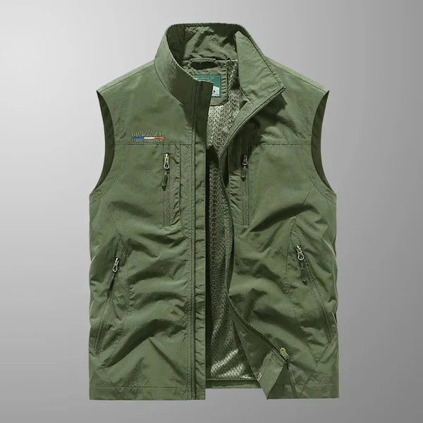 Vincent™ | Multi-Pocket Breathable Classic Cargo Gilet