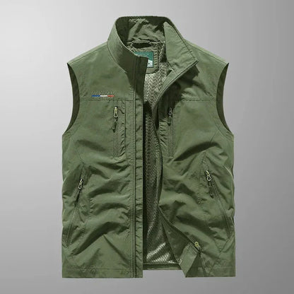 Vincent™ | Multi-Pocket Breathable Classic Cargo Gilet