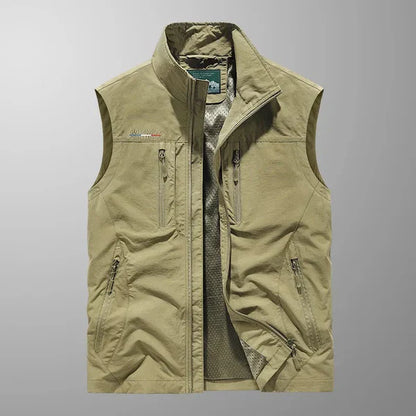 Vincent™ | Multi-Pocket Breathable Classic Cargo Gilet
