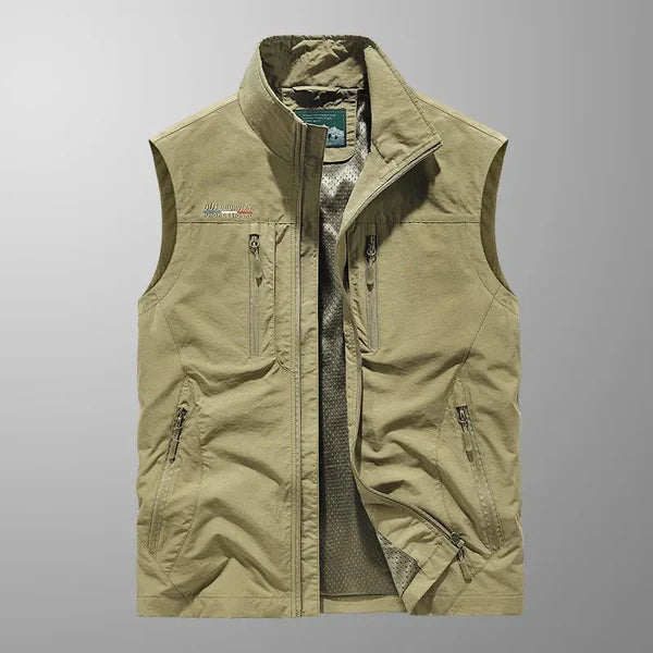 Vincent™ | Multi-Pocket Breathable Classic Cargo Gilet